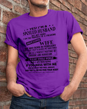 Load image into Gallery viewer, I'm A Spolied Husband But Not Yours - Awesome Wife Was Born In February Guys Tee