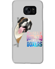Load image into Gallery viewer, Easilly Distracted By Boxers Gift For Dog Lovers Phone case