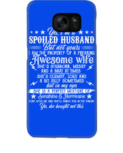 Load image into Gallery viewer, Shes Stubborn Messy And A Brat At Times Black Gift For Husband Phone case