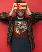 Load image into Gallery viewer, Three Cute Shih Tzu In Bag Gift For Dog Lovers Guys Tee
