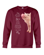 Load image into Gallery viewer, Pig I'm Your Friend Gift For Pig Lovers Sweatshirt
