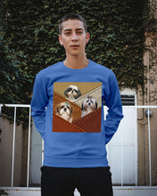 Load image into Gallery viewer, Three Cute Shih Tzu In Bag Gift For Dog Lovers Sweatshirt