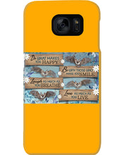 Load image into Gallery viewer, Do What Makes You Happy With Bats Gift For Girls Phone case