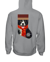 Load image into Gallery viewer, Santa Border Collie In Stock Gift For Dog Lovers Hoodie