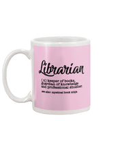 Load image into Gallery viewer, Librarian Keeper Of Books Guardian Of Knowledge Custom Gift For Librarian Mug