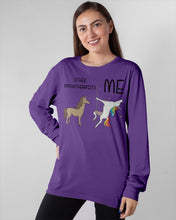 Load image into Gallery viewer, Funny Difference Between Me And Other Psychotherapists Unicorn And Horse Unisex Long Sleeve