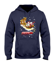 Load image into Gallery viewer, Baseball Xmas Sleigh Loading Gift For Baseball Lovers Hoodie