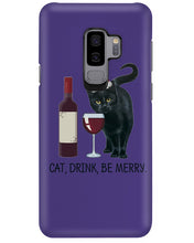 Load image into Gallery viewer, Cat Drink And Be Merry Meaningful Gift For Women Phone case