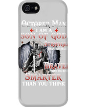 Load image into Gallery viewer, October Man Son Of God Birthday Meaningful Gift For Men Phone case