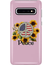 Load image into Gallery viewer, Peace Sign Sunflower Birthday Gift For Girls Phone case