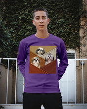 Load image into Gallery viewer, Three Cute Shih Tzu In Bag Gift For Dog Lovers Sweatshirt