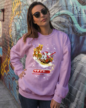 Load image into Gallery viewer, Baseball Xmas Sleigh Loading Gift For Baseball Lovers Sweatshirt