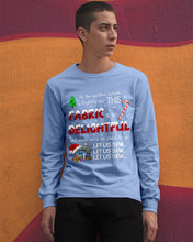 Load image into Gallery viewer, Weather Outside Frightful Sewing Let Us Sew Unisex Long Sleeve
