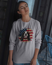 Load image into Gallery viewer, English Cocker Spaniel US Sunflower Gift For Dog Lovers Unisex Long Sleeve