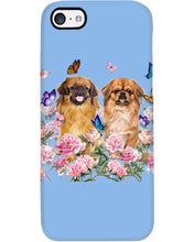 Load image into Gallery viewer, Pekingese With Peonies Gift For Dog Lovers Phone case