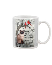 Load image into Gallery viewer, Siamese Cat Red Cardinals Those We Love Mug