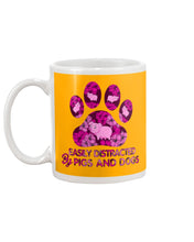 Load image into Gallery viewer, Lovely Phone Case Easily Distracted By Pigs And Dogs Gift For Dog Lovers Mug