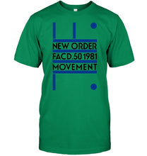 Load image into Gallery viewer, New Order Facd 501981 Movement Simple Unique Custom Design Guys Tee