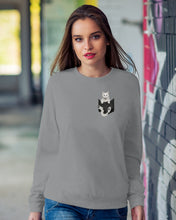 Load image into Gallery viewer, Cat In Your Front Pocket Great Gift For Cat Lovers Sweatshirt