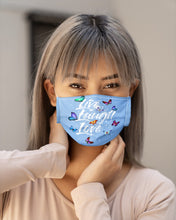 Load image into Gallery viewer, Butterfly Live Laugh Love Gift For Lover Cloth Face Mask