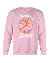 Load image into Gallery viewer, Running Cheaper Than Therapy Gift For Running Lovers Sweatshirt