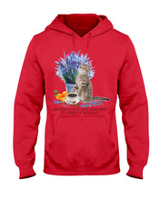 Load image into Gallery viewer, Cat With Coffee Is The Satisfaction Gift For Cat Lovers Hoodie