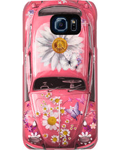 Load image into Gallery viewer, Pink Phone Case With Flowers And Butterfly Gift For Pink Lovers Phone case