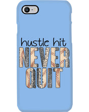 Load image into Gallery viewer, Baseball Hustle Hit Never Quit Gift For Lovers Phone case