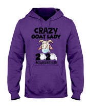 Load image into Gallery viewer, Crazy Goat Lady 2020 Quarantined Gift For Goat Lovers Hoodie