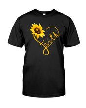 Load image into Gallery viewer, Black Phone Case Sunflower Faith Gift For Christians Guys Tee
