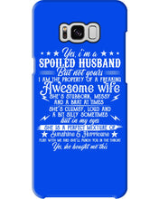 Load image into Gallery viewer, Shes Stubborn Messy And A Brat At Times Black Gift For Husband Phone case