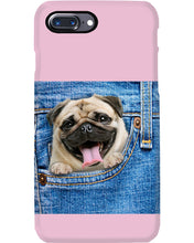 Load image into Gallery viewer, baby Pug In Denim Pocket Gift For Dog Lovers Phone case