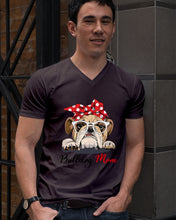 Load image into Gallery viewer, Black Phone Case Bulldog Mom Gift For Bulldog Lovers Guys V-Neck