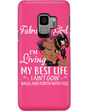 Load image into Gallery viewer, Betty Boop February Girl Living My Best Life Birthday Meaningful Gift Phone case