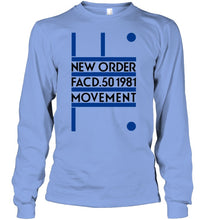 Load image into Gallery viewer, New Order Facd 501981 Movement Simple Unique Custom Design Unisex Long Sleeve