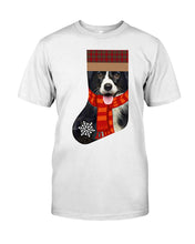 Load image into Gallery viewer, Santa Border Collie In Stock Gift For Dog Lovers Guys Tee