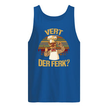 Load image into Gallery viewer, Vert Der Ferk Retro Vintage Gift For Cook Lovers Unisex Tank Top
