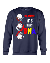 Load image into Gallery viewer, Baseball Be My DNA Gift For Sport Lovers Sweatshirt
