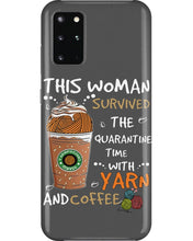 Load image into Gallery viewer, The Quarantine Time With Yarn And Coffee Gift For Women Phone case