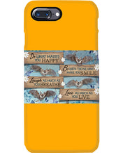 Load image into Gallery viewer, Do What Makes You Happy With Bats Gift For Girls Phone case
