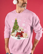 Load image into Gallery viewer, Funny Golden Retrievers Sleep In Red Boots Gift For Dog Lovers Sweatshirt