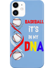 Load image into Gallery viewer, Baseball Be My DNA Gift For Sport Lovers Phone case