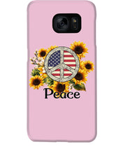 Load image into Gallery viewer, Peace Sign Sunflower Birthday Gift For Girls Phone case