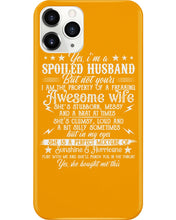 Load image into Gallery viewer, Shes Stubborn Messy And A Brat At Times Black Gift For Husband Phone case