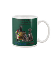 Load image into Gallery viewer, Everything Will Be Just Fine As Long As There Are Great Dane And Wine Gift For Dog Lovers Mug