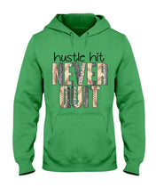 Load image into Gallery viewer, Baseball Hustle Hit Never Quit Gift For Lovers Hoodie