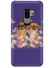 Load image into Gallery viewer, Pekingese With Peonies Gift For Dog Lovers Phone case