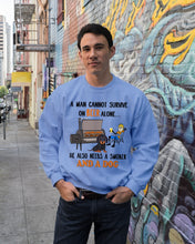 Load image into Gallery viewer, A Man Loves Beer And Dachshund Gift For Dog Lovers Sweatshirt