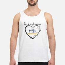 Load image into Gallery viewer, Sewing I'm A Simple Woman Gift For Women Unisex Tank Top