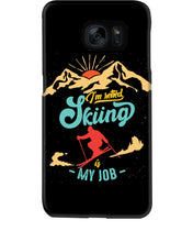 Load image into Gallery viewer, I'm Retired Skiing Is My Job Mountainous Terrain Phone case